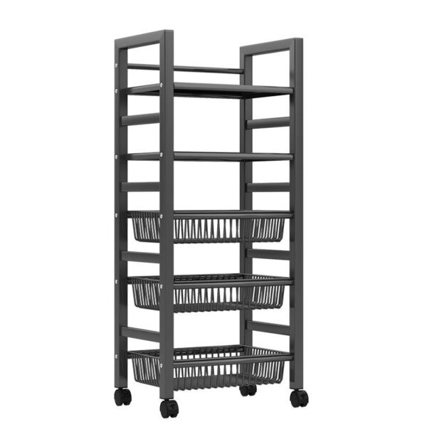 Fruit and vegetable seasoning rotate storage rack