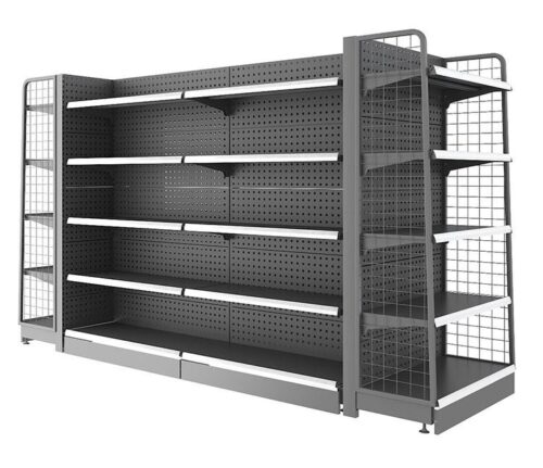 H677d355c0cd749eda63d0b20732580e4q Store Metal Shelf