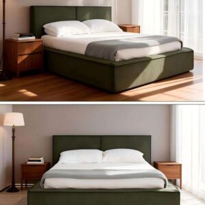 H69114d0a6f8045bfbe453acf848deb945 Compressed Metal Frame Bed