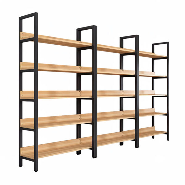 H79018b86c4c348c6bd53da5fa81448cdc Metal Wood Display Stand Shelf