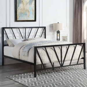 H7eecaa7229b7435a933f44acef06637aS Black Metal Bed Frame
