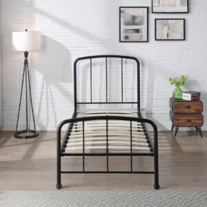H98165da85c004fb7ab9f209c3f067907N Metal Guest Bed Frame with Trundle