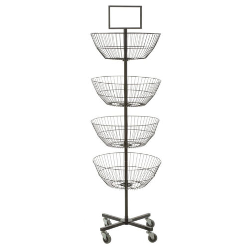 Hc5b6b0b89d884de49c133e2b5f00391dh Bowl Shape Grinding Product Shelf Stand Wheel Display Racks