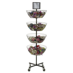 Hddd1876a1704488cbcbcaec6da2c46c2G Bowl Shape Grinding Product Shelf Stand Wheel Display Racks