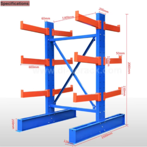 Specifications Industrial Steel Cantilever Rack